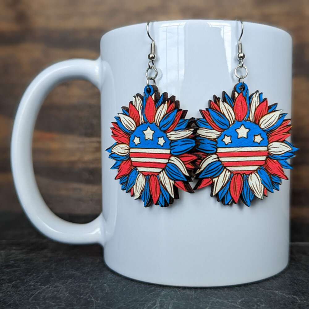 patriotic earrings