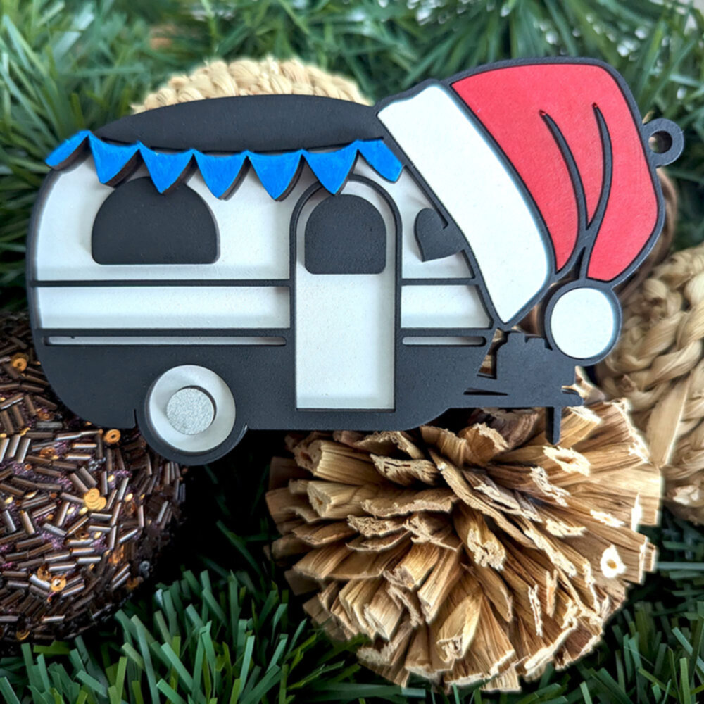 camper christmas ornament