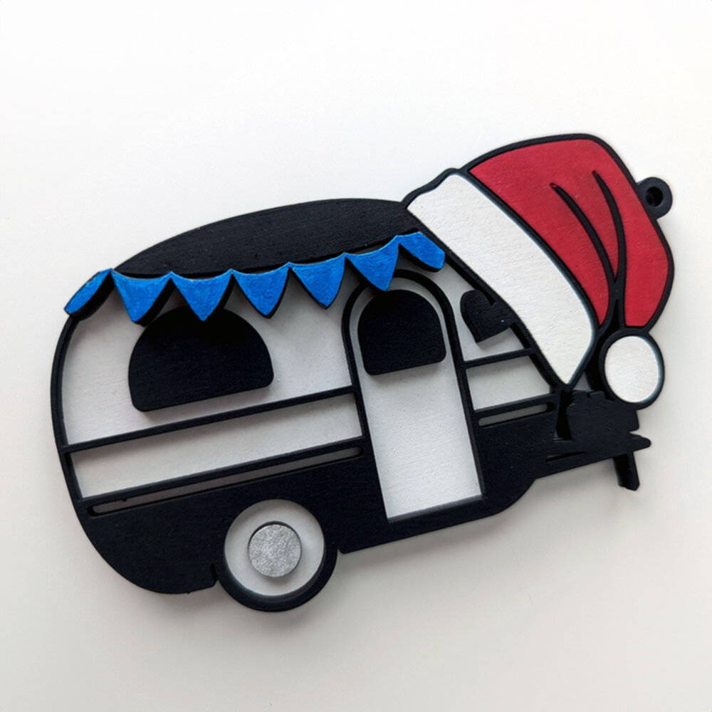 camper christmas ornament