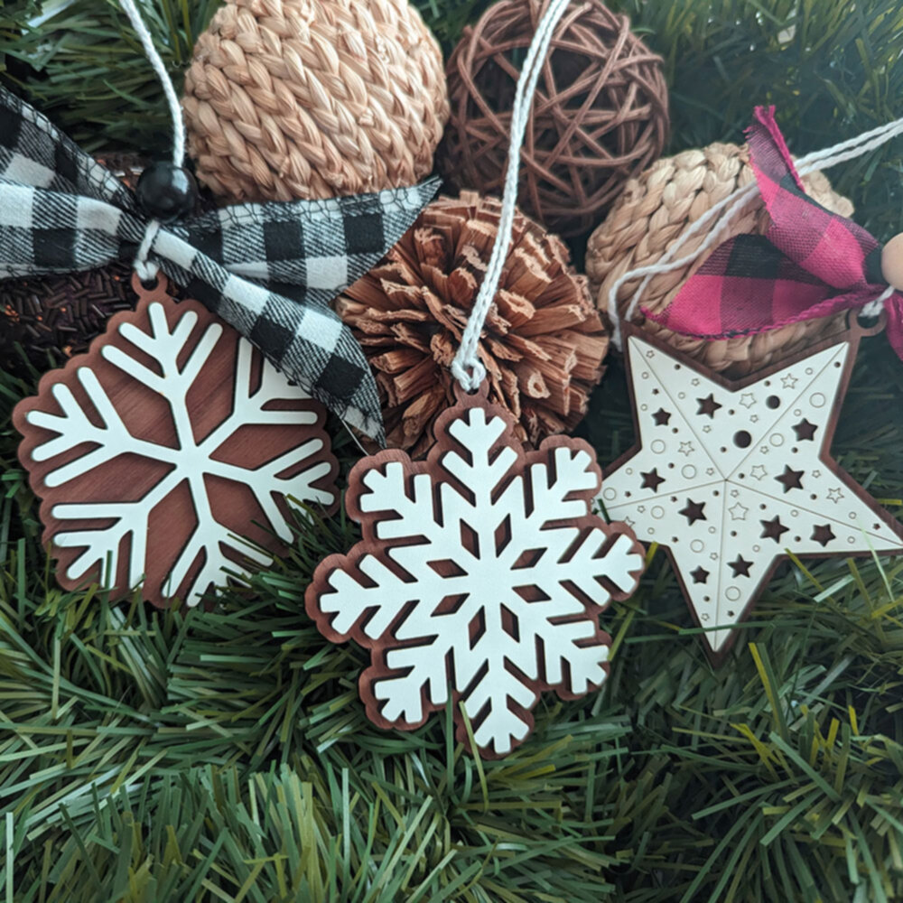 Christmas ornament stars image