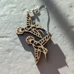 Hummingbird earrings