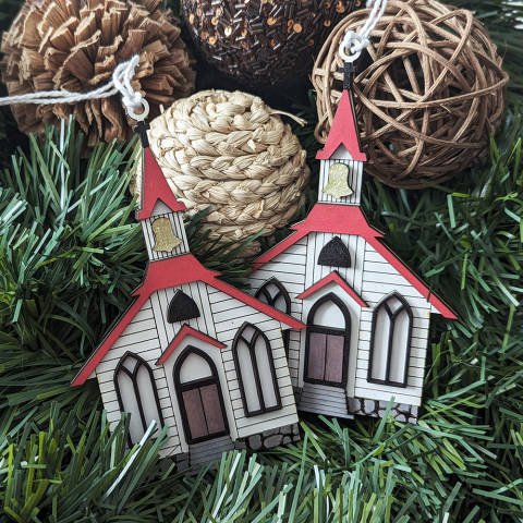 chapel christmas ornaments