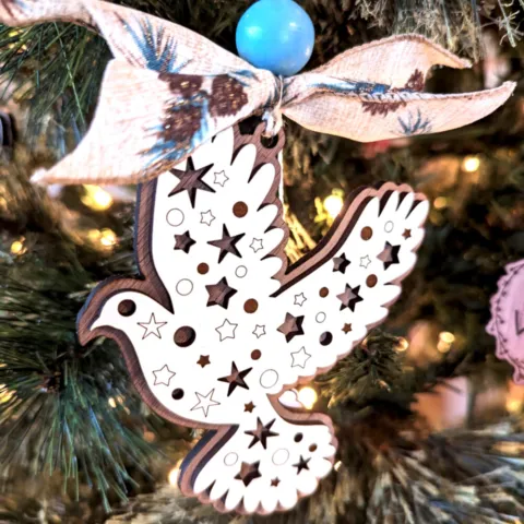 Dove ornament