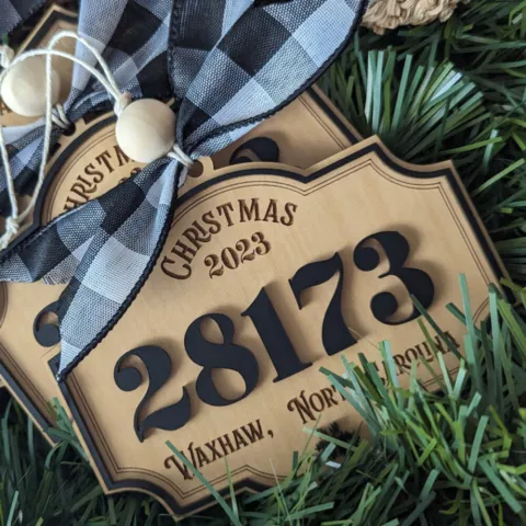 Zip Code Ornament