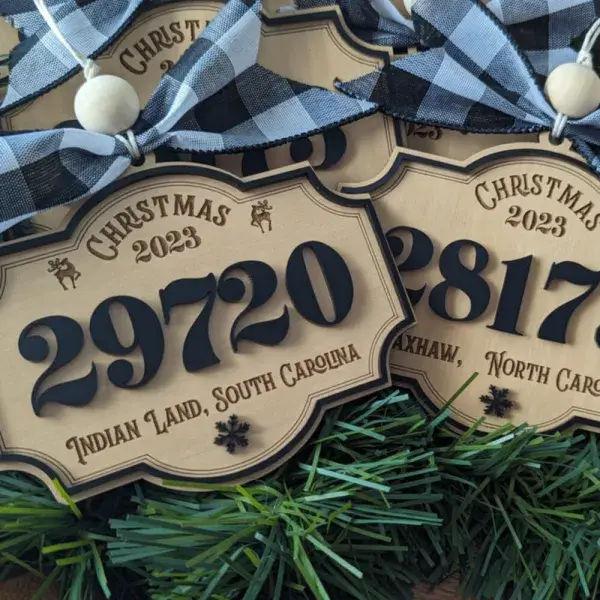 Zip Code Ornaments